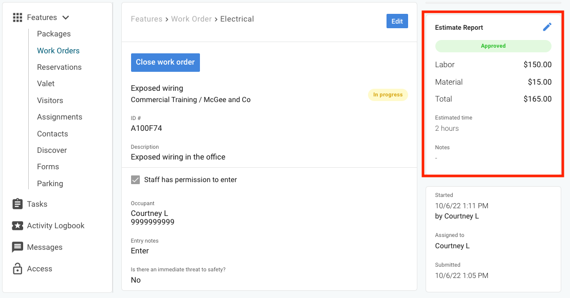 approved estimate report com staff portal.png