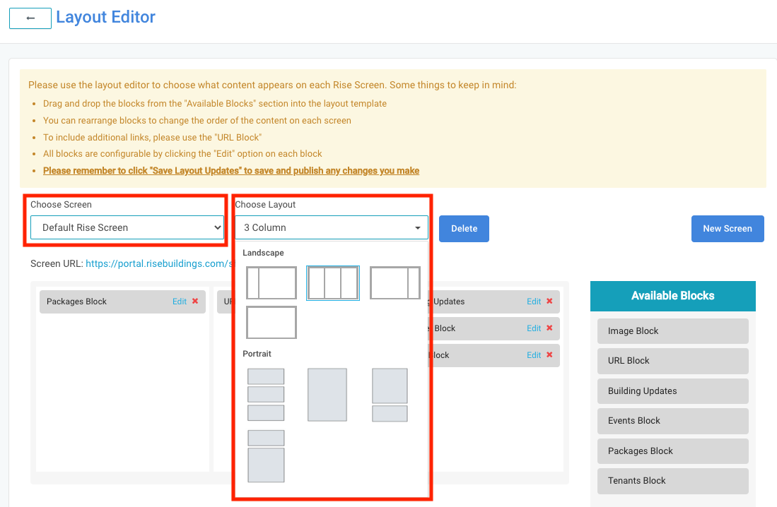 Layout editor rise screen options.png